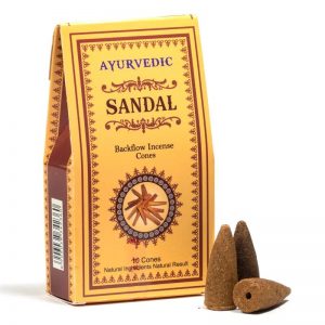 Cône d'encens à refoulement santal